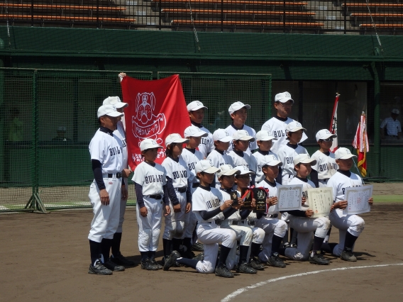 スポーツ少年団軟式野球大会兼赤星杯は、第3位でした。